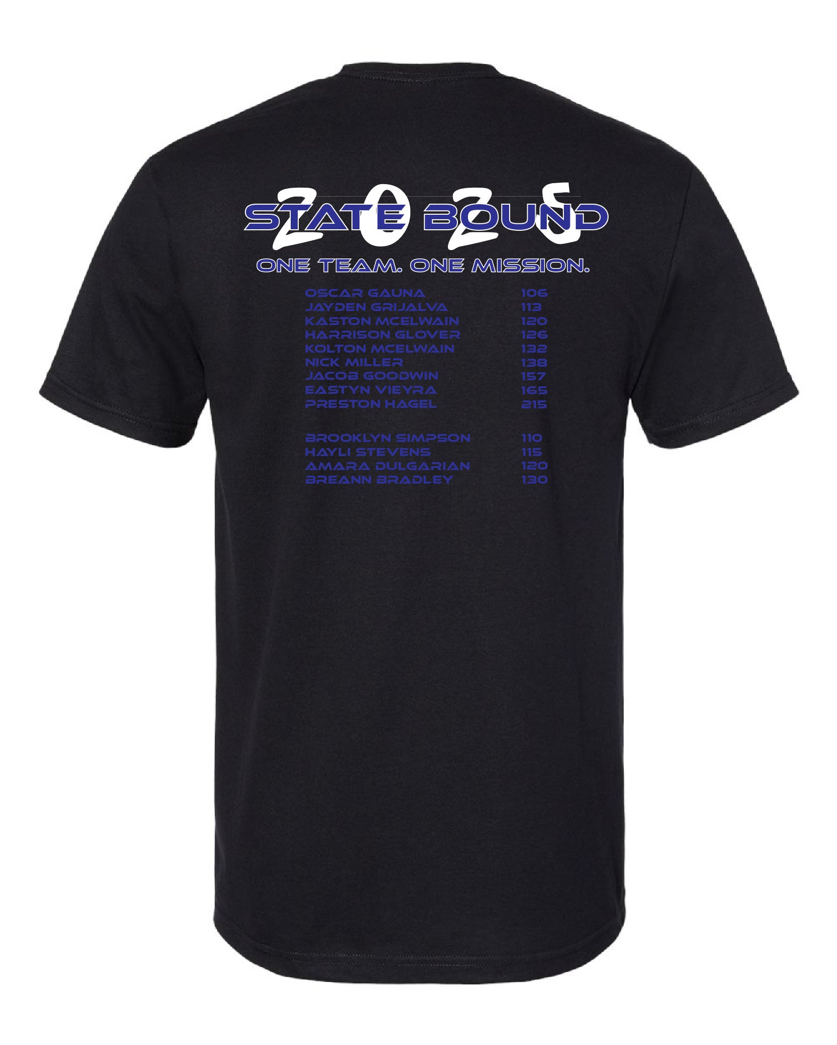 2025 State Wrestling Shirt