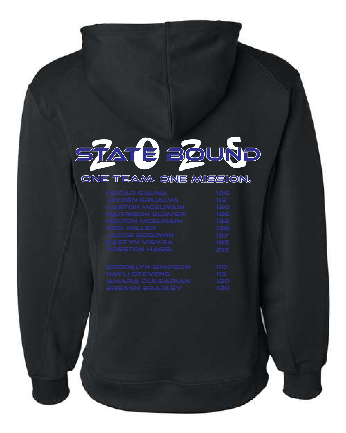 2025 State Wrestling Hoodie