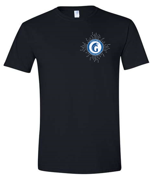 Black TShirt with White Logo