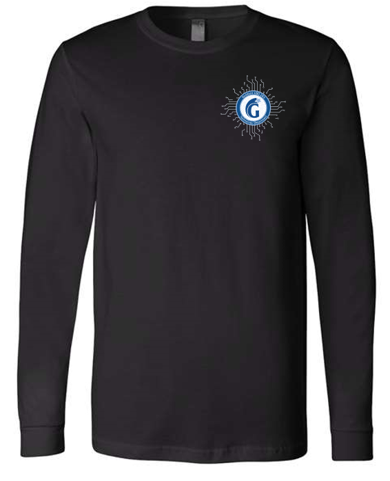 Black Long Sleeve with White Logo