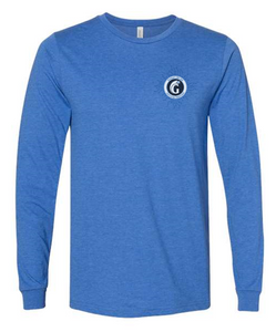 Blue Long Sleeve with Black Logo