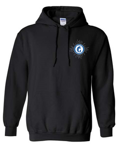 Black Hoodie with White Logo