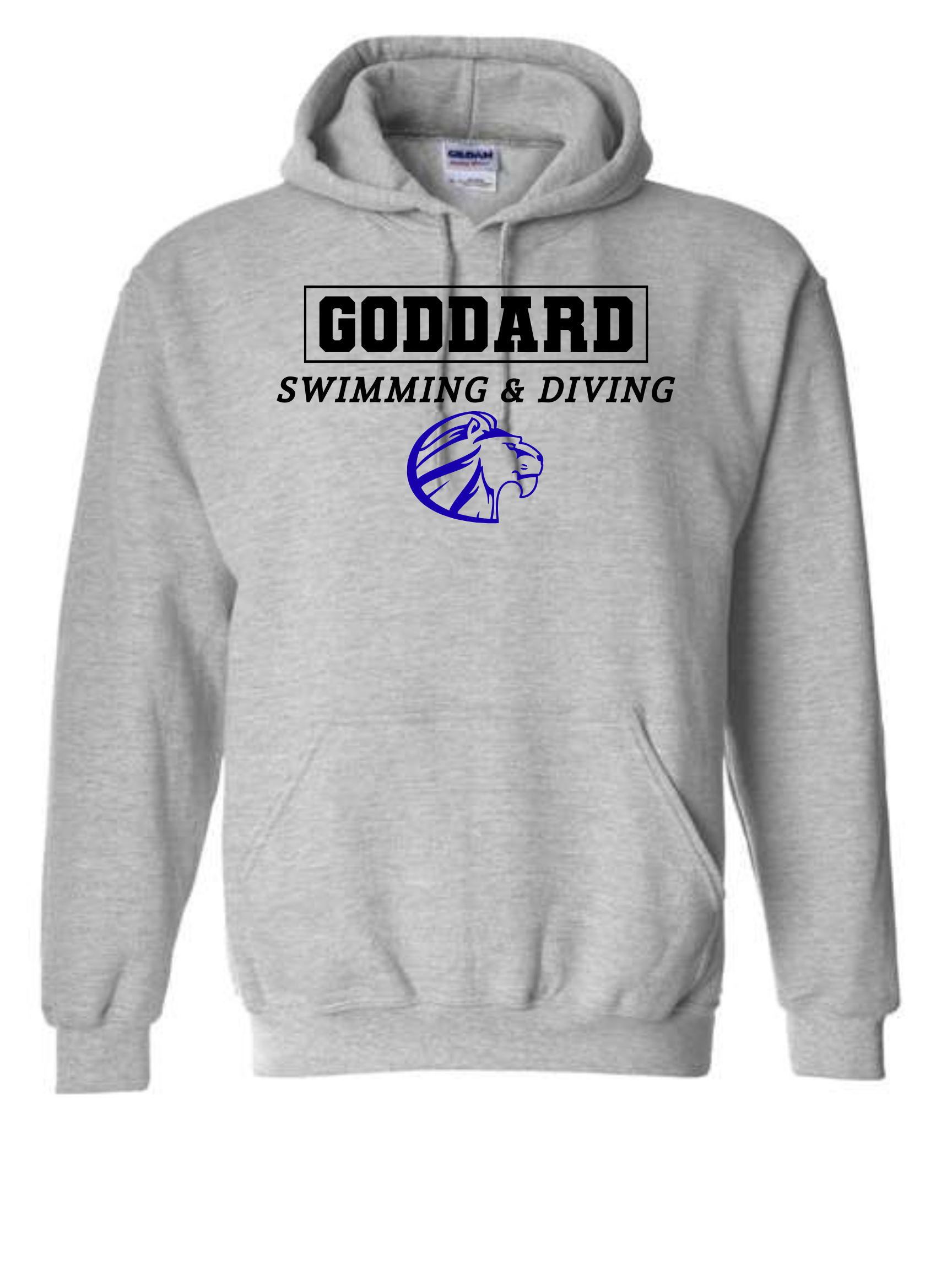 New GHS Swim & Dive Grey Hoodie