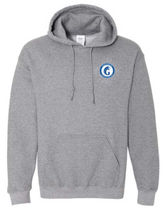Grey Hoodie with White Logo