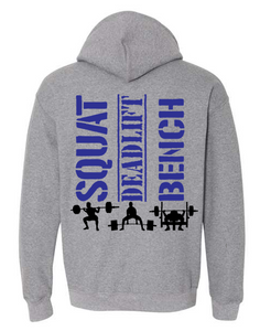 Powerlifting Hoodie Style 2 with Back