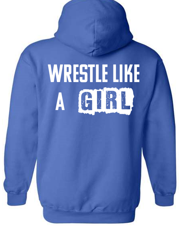 Girls Wrestling Hoodie Style 3 with Back