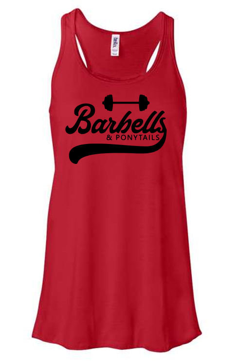 Barbells and Ponytails Tank-Grace and Grit