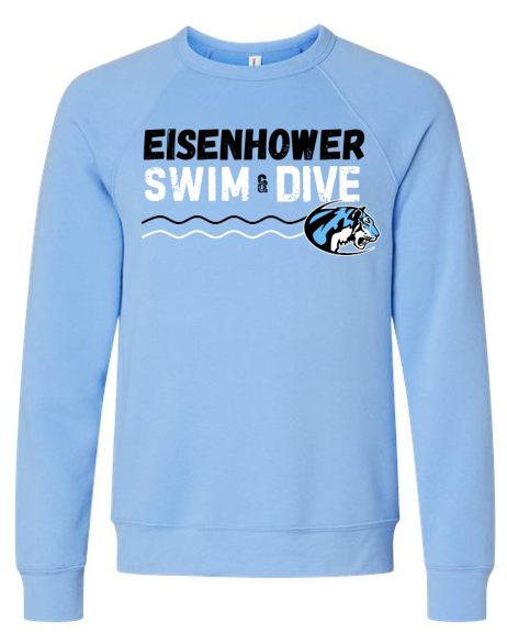 Eisenhower Swim & Dive Light Blue Crew