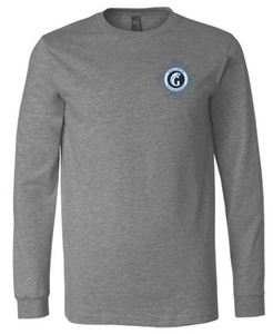 Grey Long Sleeve with Black Logo