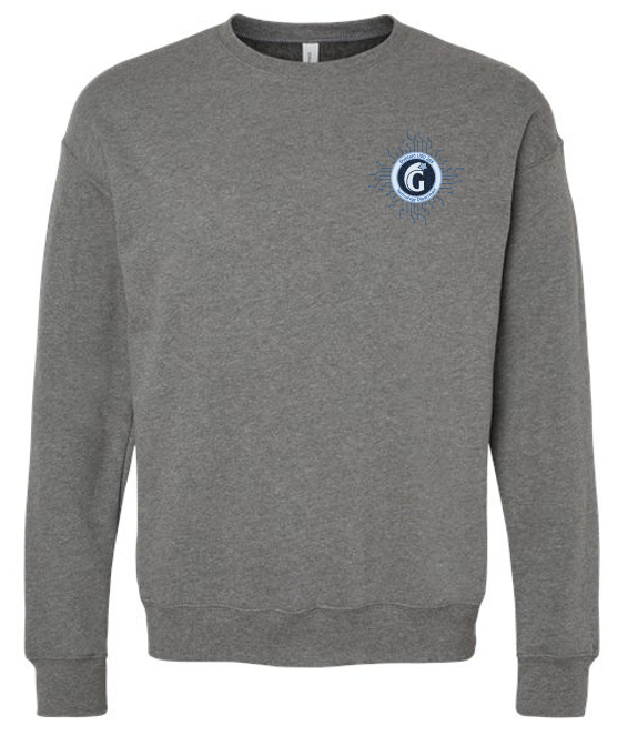 Grey Crew with Black Logo