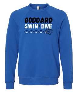 Goddard Swim & Dive Royal Blue Crew