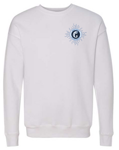 White Crew with Black Logo