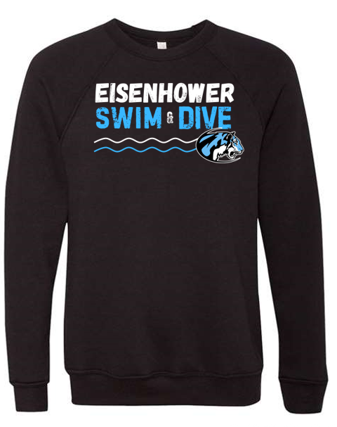 Eisenhower Swim & Dive Black Crew