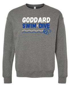 Goddard Swim & Dive Grey Crew