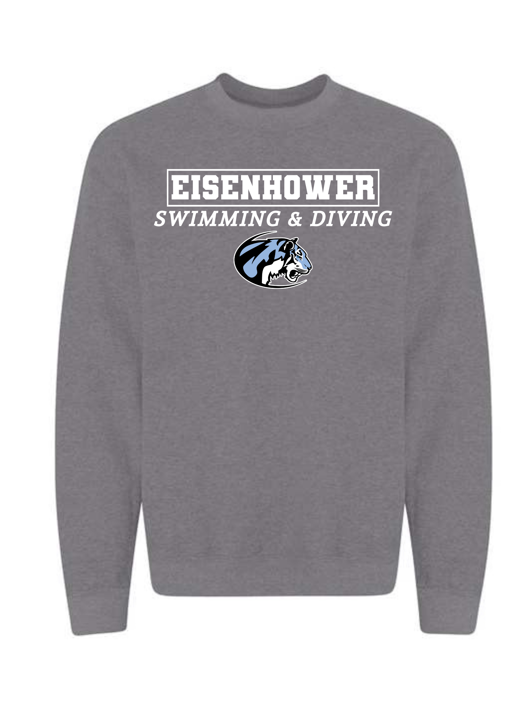 New EHS Swim & Dive grey crew