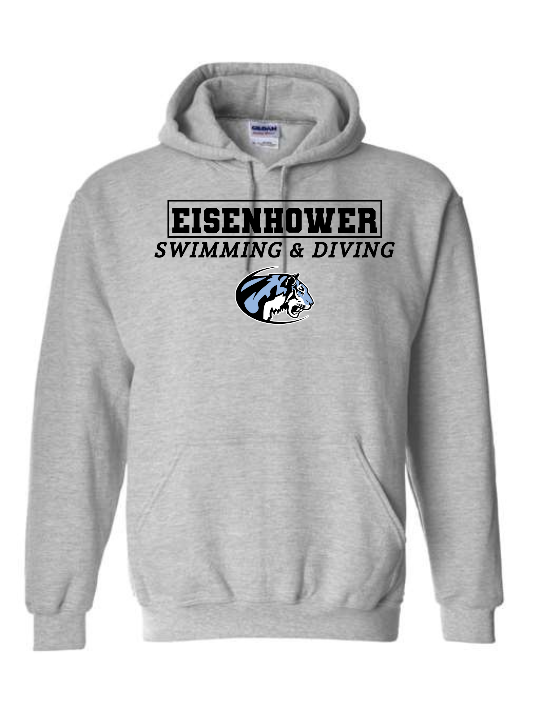 New EHS Swim & Dive Grey Hoodie