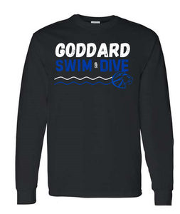 Goddard Swim & Dive Black Long Sleeve