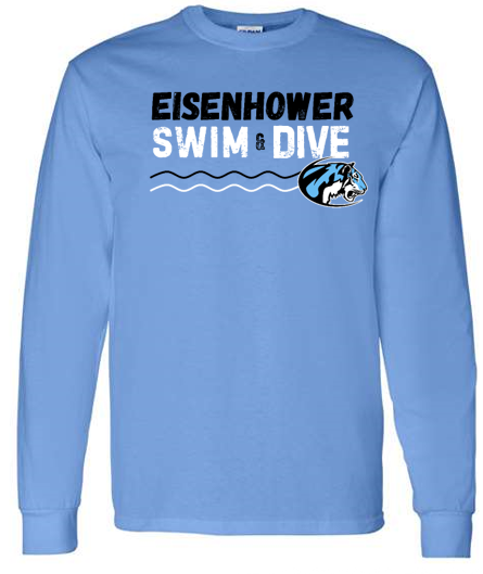 Eisenhower Swim & Dive Light Blue Long Sleeve