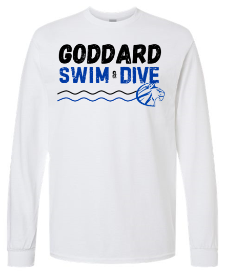 Goddard Swim & Dive White Long Sleeve