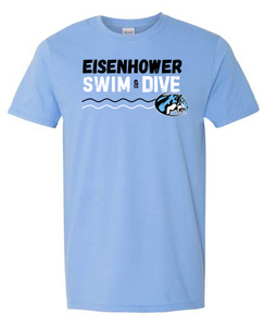 Eisenhower Swim & Dive Light Blue TShirt