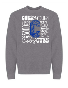 Cubs Typography Crew