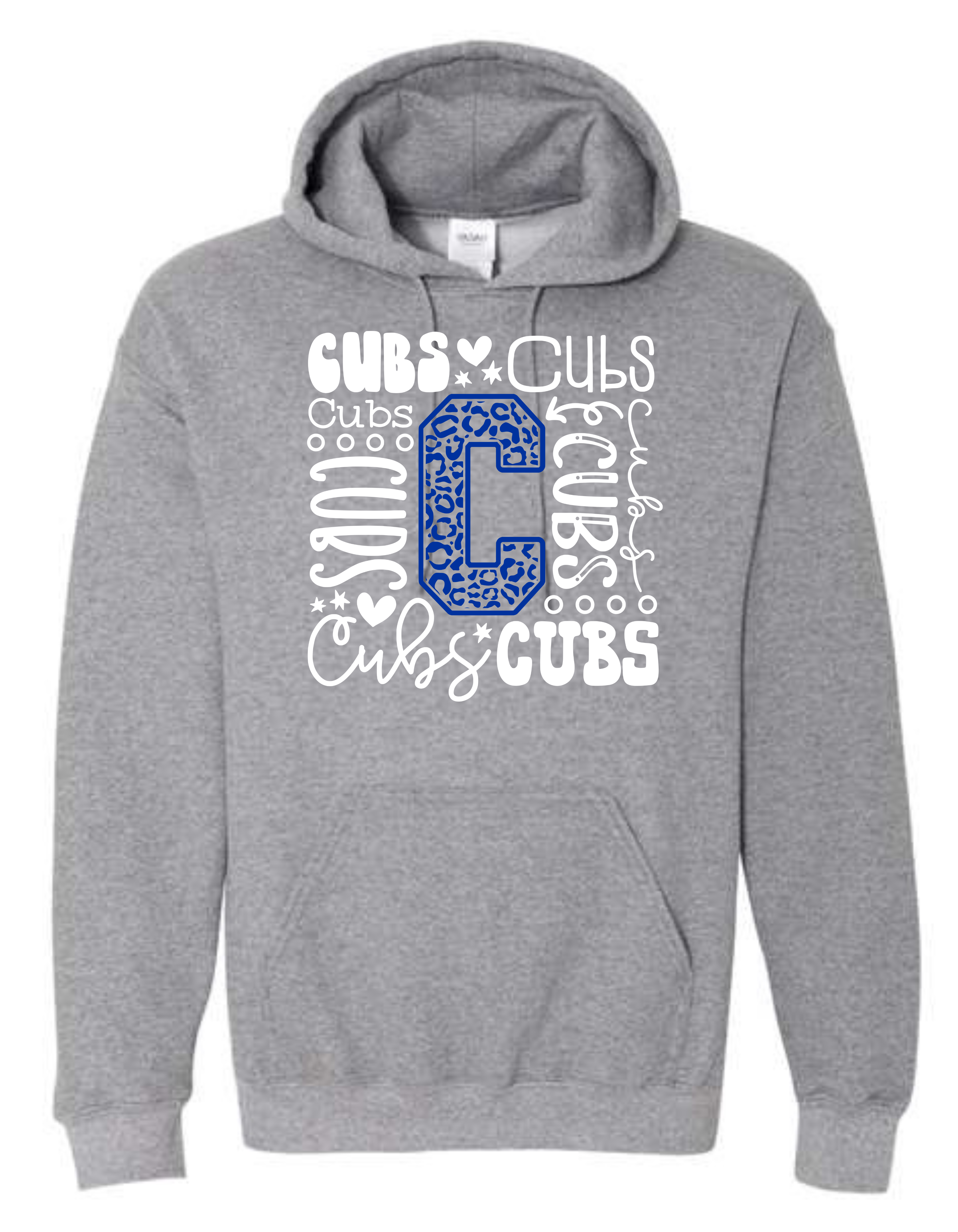 Cubs Typography Hoodie