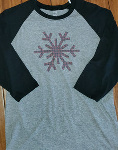 Snowflake Baseball Shirt