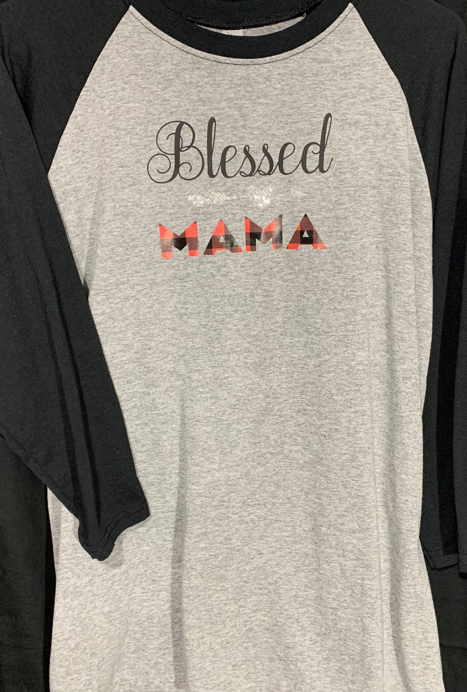 Blessed Mama Baseball Shirt