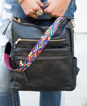 Versatile Backpack with Aztec strap