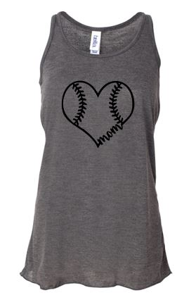 Baseball Heart Mom