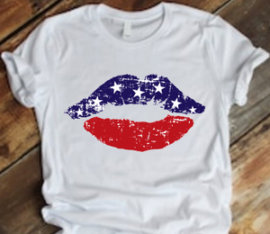 American Flag (lips)