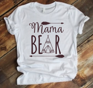 Mama bear w/ Teepee