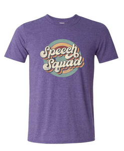 Short sleeve Retro Speech Squad